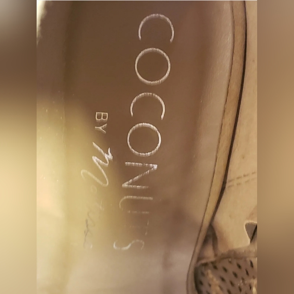 ❤️ COCONUTS BY MATISSE BROWN SUEDE ZIP ANKLE FASHION BOOTS SIZE 7 - 4" Heel ❤️ - Picture 5 of 12